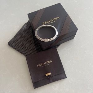 John Hardy Tiga Classic Chain Diamond Bracelet, SMALL With Box